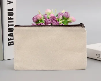 

Hot Selling Pencil Case Wholesale 100pcs/Lot Canvas Blank Drawing Advertising Bag Student Stationery Free Shipping PC006