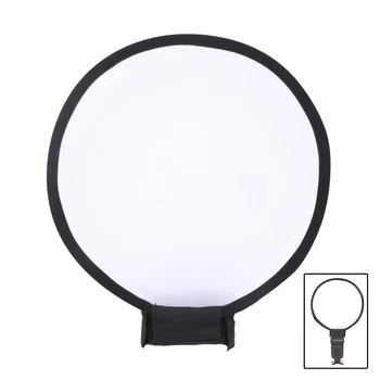 

40cm Flash Diffuser Portable Universal Professional Softbox Photo Camera Speedlite Studio Speedlight Round Disc Photography