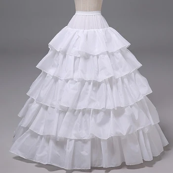 

Petticoat underskirt new white black fluffy ruffled ball gown underskirt long jupon mariage pretty vestidos para boda