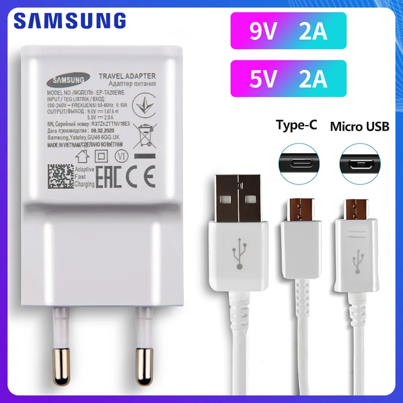Зарядное устройство для планшета SAMSUNG Tab A кабель Micro USB Type C TAB SM T550 T555C P550 T805 tb3 4 10 1 8 0