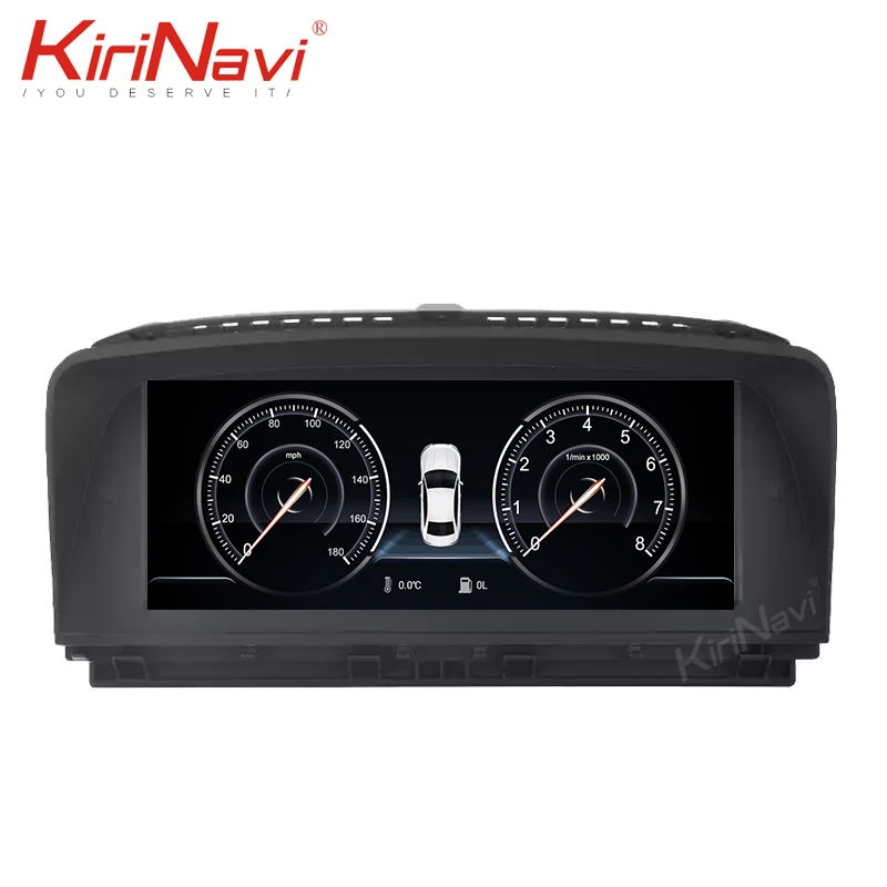 Discount KiriNavi 8 Core 4+64G 8.8" 2din Android 8.0 multimedia car dvd player for BMW 7 Series E65 E66 automotivo head unit auto radio 3