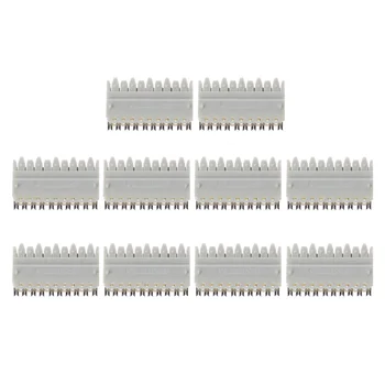 

10Pcs 110 type 5 Pairs Socket Rj45 Telephone Module for Distribution Frame Connection Spring Snaps Krone Article Voice Line