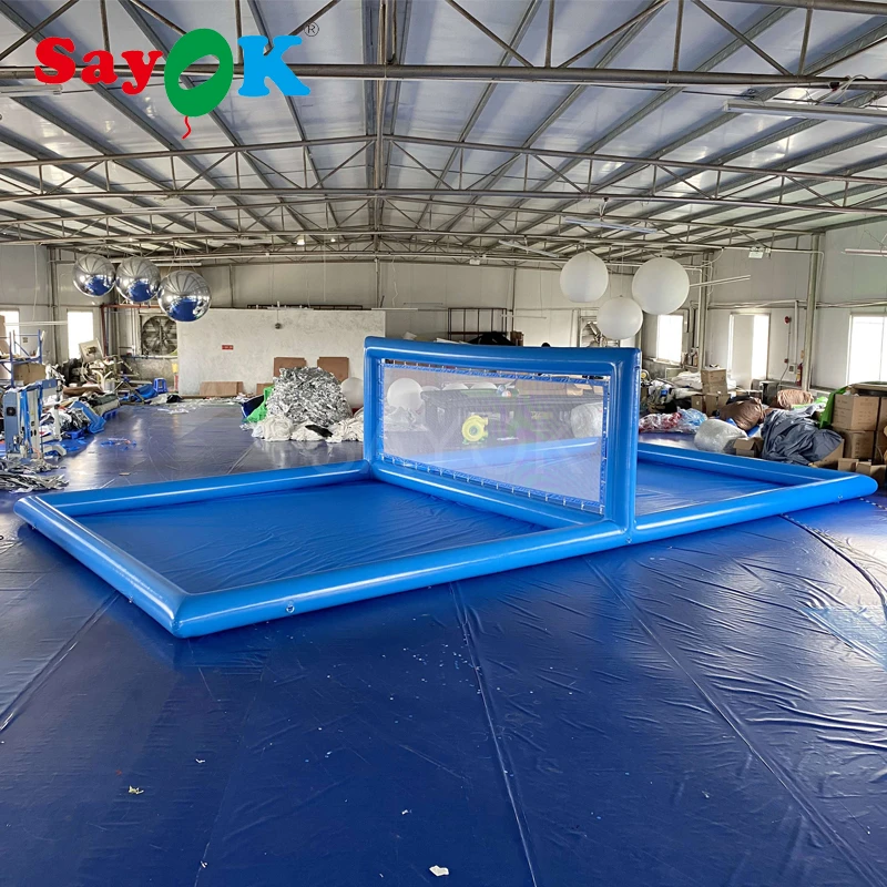 Giant Inflatable Volleyball Court With Air Pump Inflatable Beach