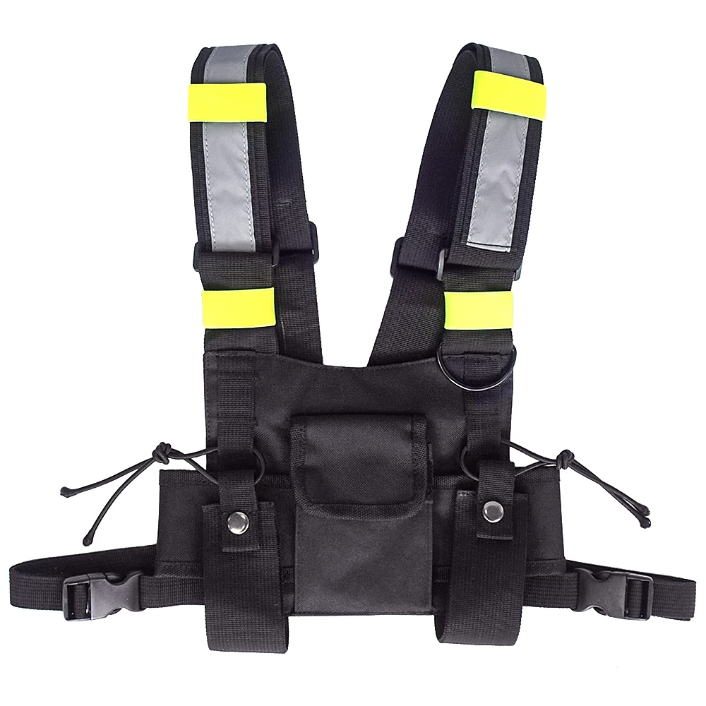 

Chest Rig Outdoor Clothing Hunting Vest Military Tactical Vest Highly Visible Reflective Radio Harness
