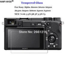 Для sony ILCE-A6000 A6100 A6300 A6400 A6500 A6600 A5000 A3000 NEX 7 6 5 3 закаленное Стекло с уровнем твердости 9H 2.5D защита для экрана камеры пленка