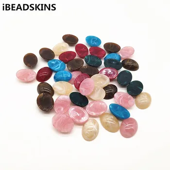 

New arrival! 18x13mm 300pcs Marble effect flat back oval-shape for earrings accessories,Earring parts,Hair clip accessories