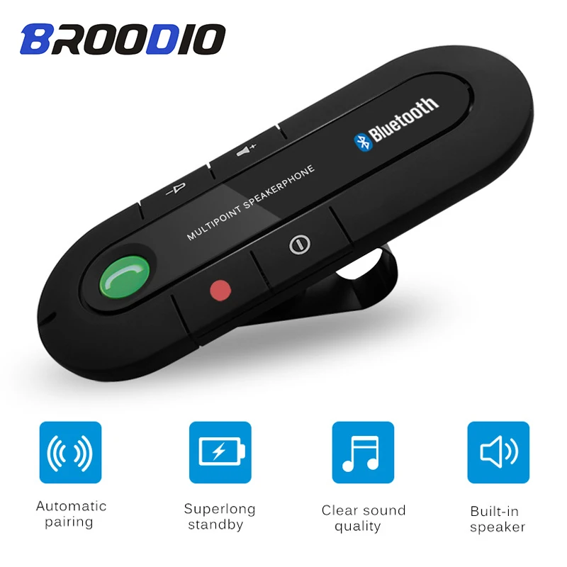 

Bluetooth Receiver Car Kit Stereo Music Player Transmitter Audio Wireless Handsfree Adapter MP3 Receiver Speakerphone
