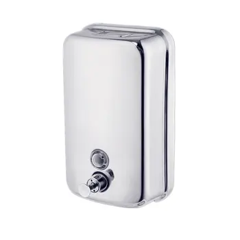 

Single Head Manual Soap Dispenser Pump Soap Dispenser Stainless Steel Wall Mount Hand Sanitizer