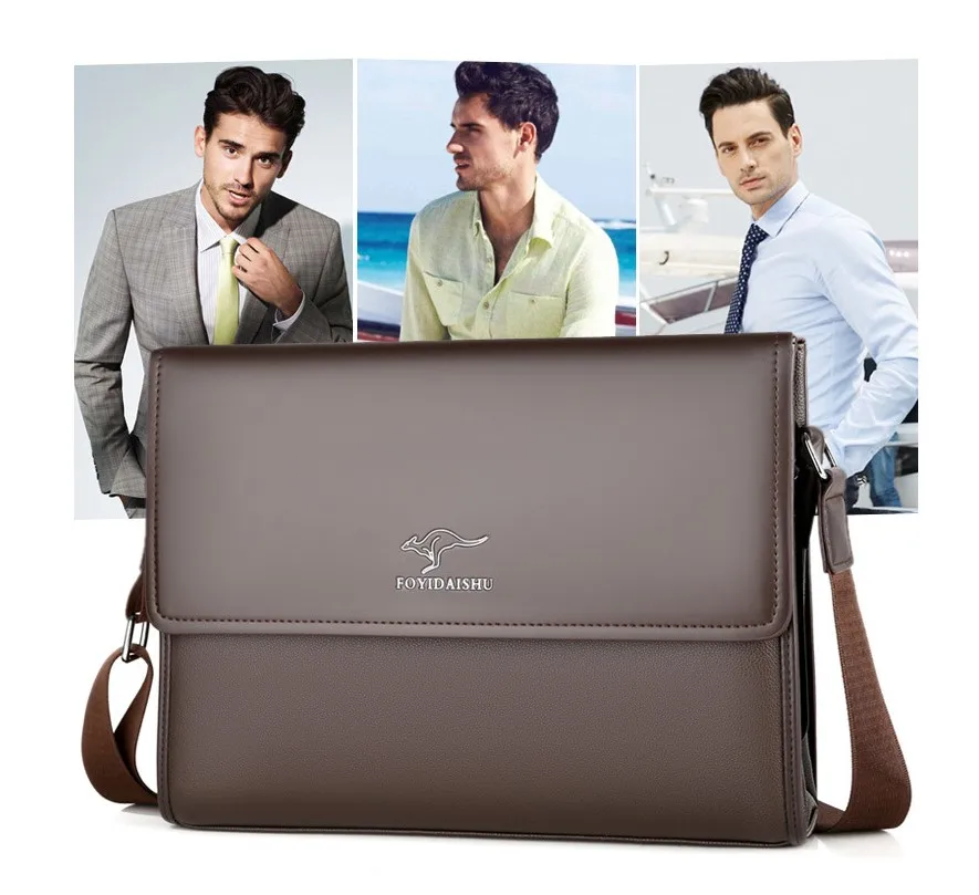 Portable Hand Work Business Office Male Messenger Bag Men Briefcase For Document Handbag Satchel Portfolio Bussiness Partfel Bag