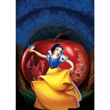 

Vinyl princess snow white newborn children Photo Background Backdrop for Kids Birthday Party Backdrop