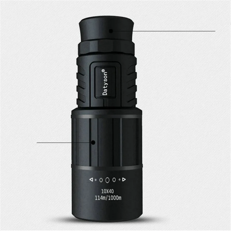 Datyson Black Fox Series 10X40 Монокуляр двойная фокусировка HD зеленая пленка 10X Несколько 40 мм Диаметр объектива 5D0005
