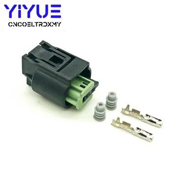 

10Sets 2pin Female Sealed Sensor Connector Waterproof Electrical plug 1718555-1 For Tyco TE AMP