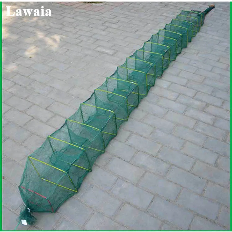 Клетка для креветок Lawaia белая Складная рыболовная сеть лобстер ловушка крабов