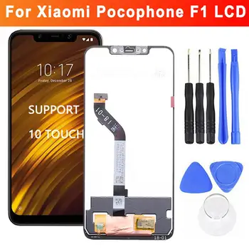 

Mobile Phone Replacement LCD Display Touch Screen Digitizer Assembly Parts without Frame for Xiaomi Poco F1 Экраны телефона