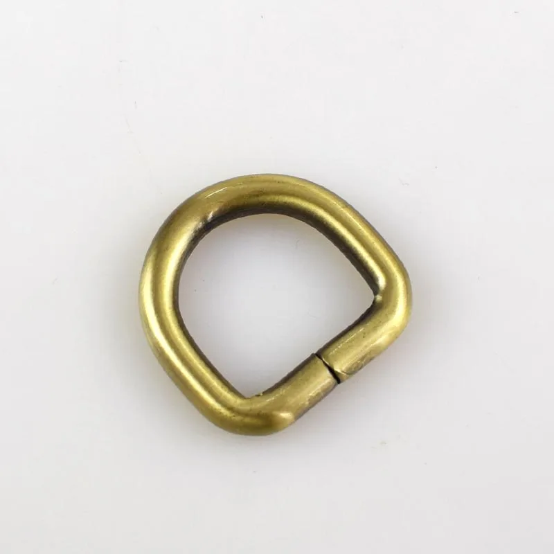 antique brass 10/30/50pcs19mm кольцо в виде буквы D с декоративной металлической пряжкой и сумочка с пряжкой, крючки, станок и сумке разъем аппаратных аксессуаров сумки Чемодан F4-6 - Цвет: antique brass