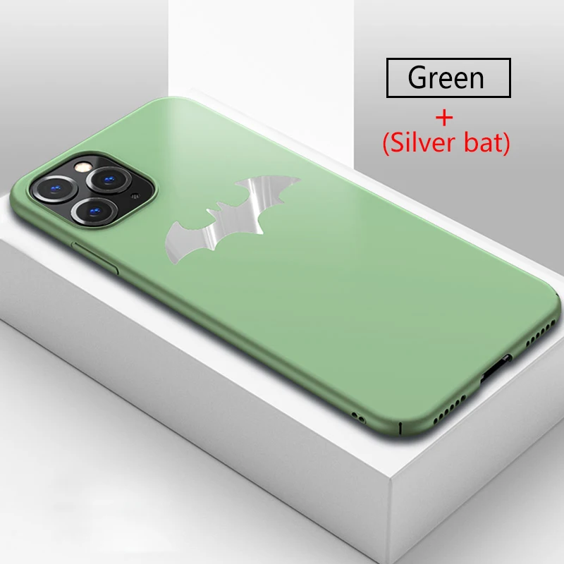 Green Silver Роскошный чехол для телефона для iPhone 11 Pro Max, Ультратонкий матовый автомобильный Магнитный чехол-держатель для iPhone X XS MAX XR, Жесткий Чехол - Цвет: Green Silver
