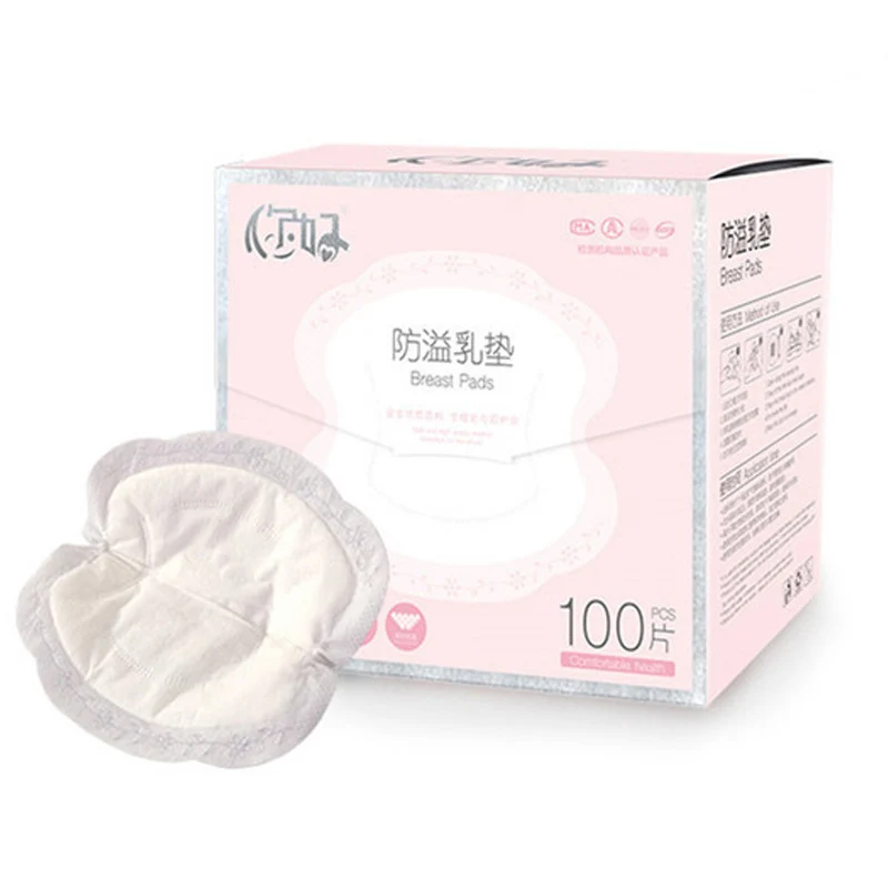 Lightweight disposable anti-galactorrhea pad Nursing Pads leak-proof breast pads Maternal milk 100pcs Independent packaging | Мать и