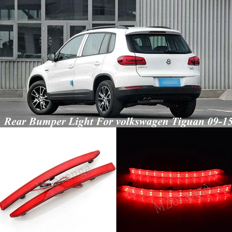 2 шт./компл. светодиодный заднего бампера светильник для volkswagen Tiguan 2009 2010 2011 2012 2013
