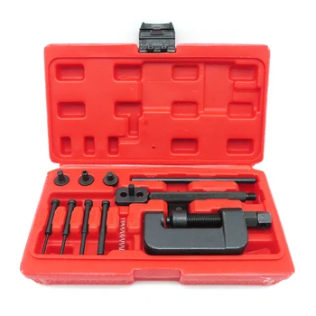 

Motorcycle Bike Chain Breaker Remover Chain Tool Cutter Link Splitter Riveter Riveting Repair Tool Set Universal Riveting Tool