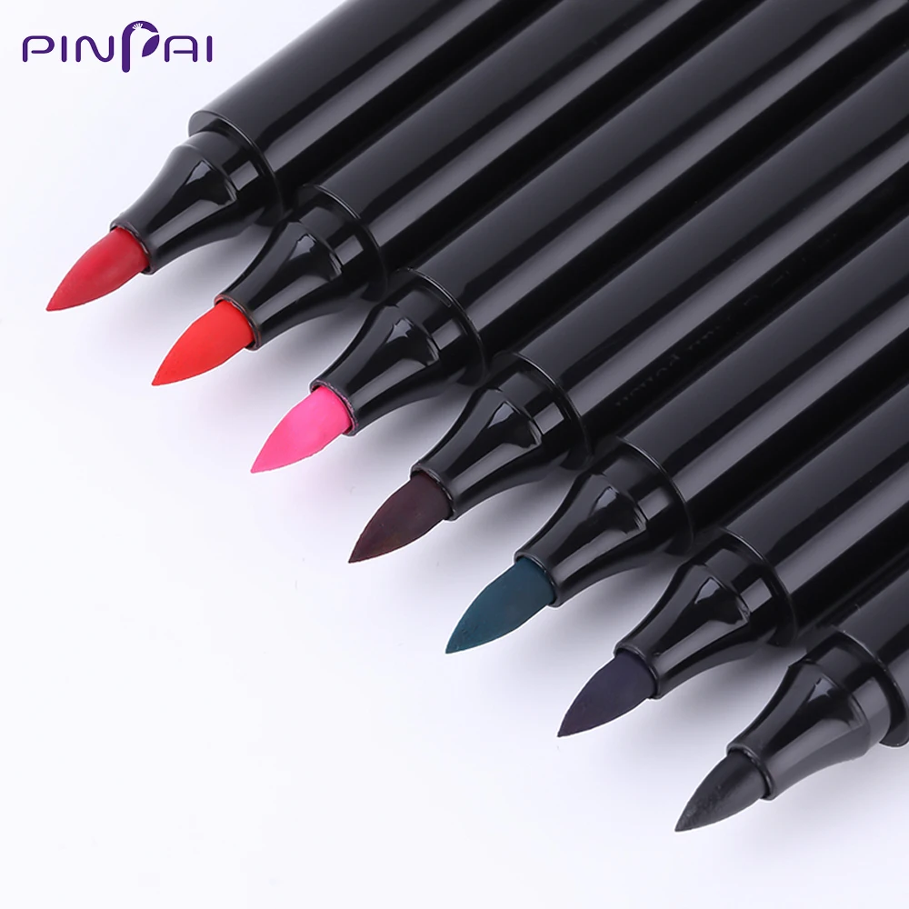Pinpai новые мульти-Цвет дополнительный лак для ногтей ручка ленивый Ручка выпечки Твердые Цвет прочный Водонепроницаемый быстрый-сушка лака для ногтей ручка