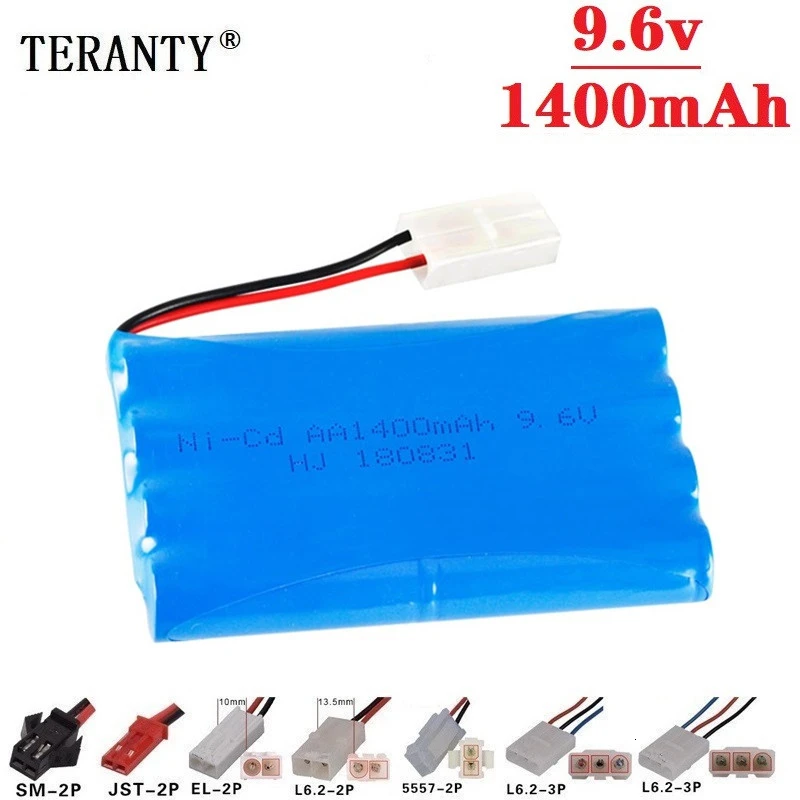 

(H Model ) 9.6v 1400mah NiCD Battery For Rc toys Car Tanks Trains Robots RC Boats Guns Ni-CD AA 700mah 9.6v Rechargeable Battery