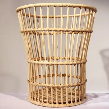 

Storage basket hand woven rattan basket home large clothes basket