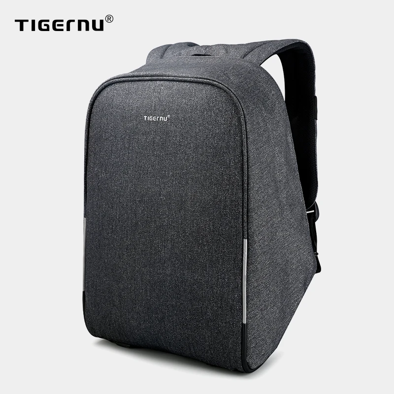 Рюкзак Tigernu для ноутбука 15 6 дюйма с защитой от кражи повседневный твердый ранец