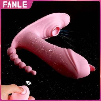 Wearable Dildo for Women Panty Vibrator Clitoral Sucking Remote Vaginal Stimulation Couple Sex Toys Female Masturbate Machine 3