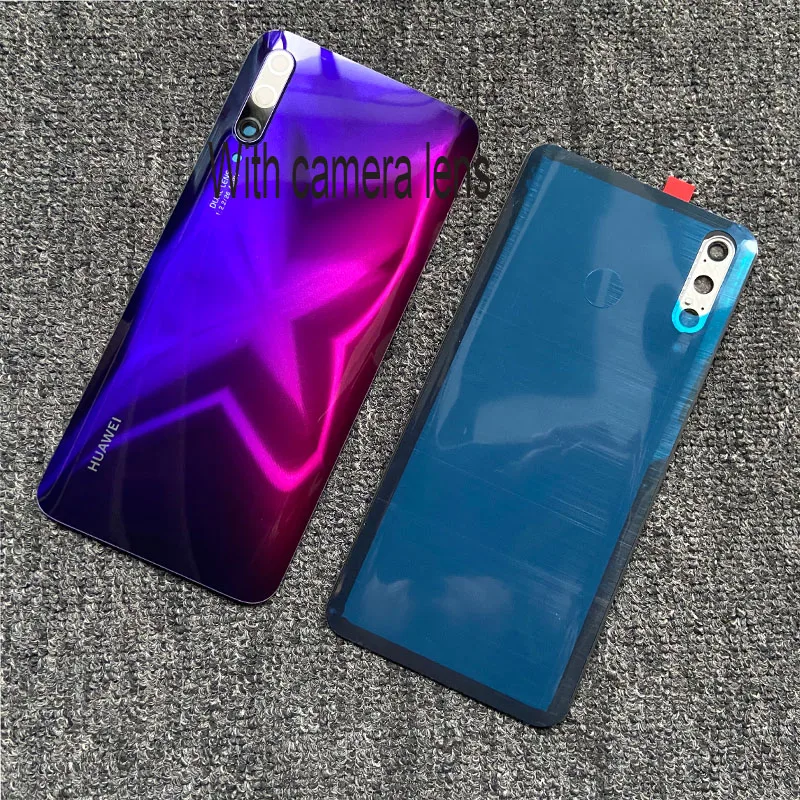 6.59" New 2019 For Huawei Y9S Battery Cover Back Housing Glass Rear Door Case With Camera Lens Adhesive STK-L21 STK-LX3 STK-L22 