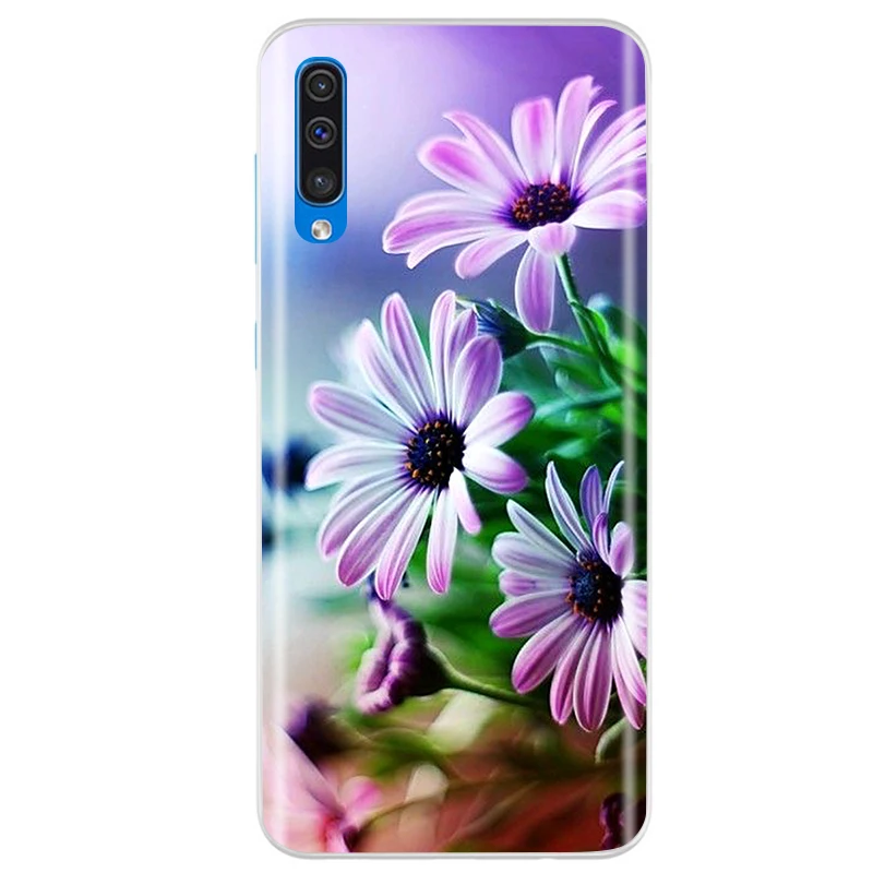phone card case For Samsung Galaxy A50 A70 2019 Case Tpu Cover Soft Silicone Cute Painted Case For Samsung A70 A705F A50 A 50 A505F A 70 Fundas phone flip cover