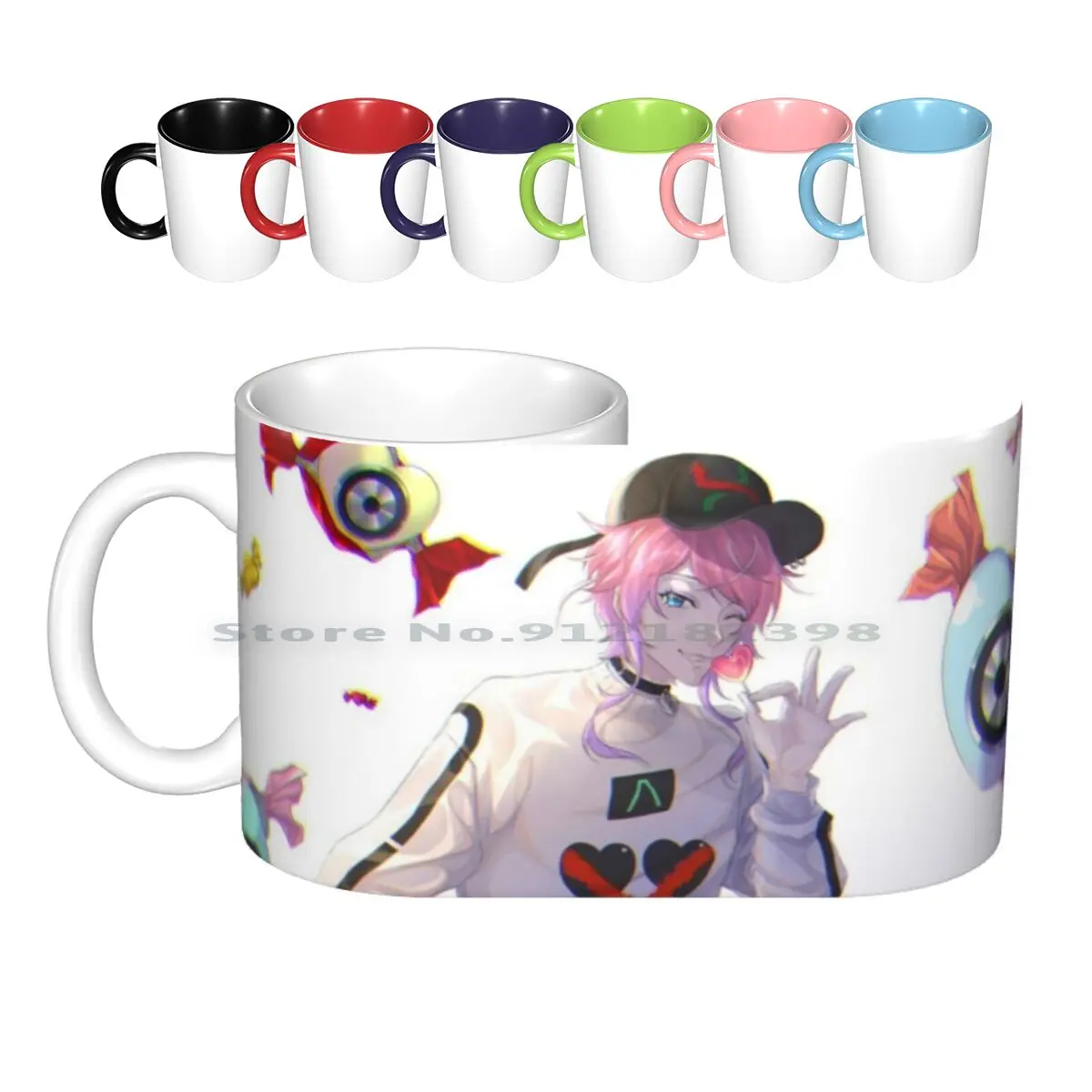 Ame Tazze In Ceramica Tazze Da Caffè Tazza Da Tè Al Latte Amemura Ramuda Insection Mic The Dirty Dawg Tdd Fling Se Anime Idol Game Creative