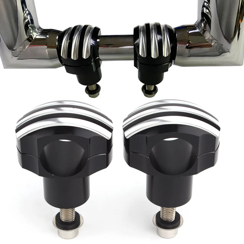 Universal Motorcycle Accessories Handlebar Riser Bar Mount Handle Clamp For Harley Dyna Fat Bob