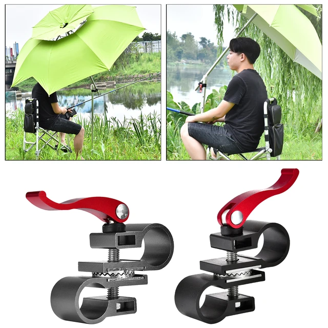 Fixed Clip Brackets Mount Accessories Install Fishing Chair Umbrella Stand  Angling Chair Aluminum Alloy Folding Umbrella Frame - AliExpress