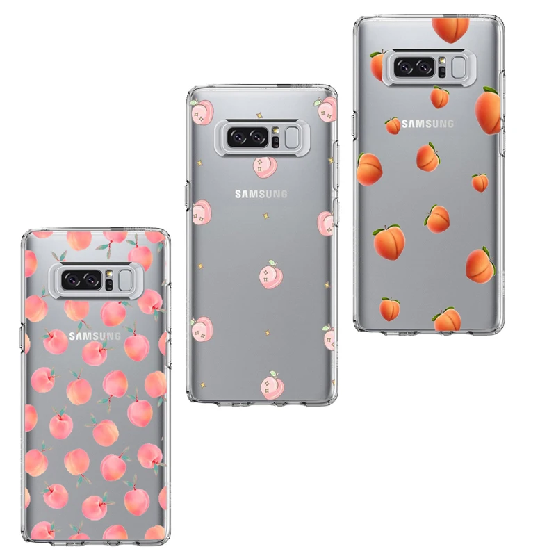 Модный мягкий чехол для телефона из ТПУ с изображением персикового фрукта samsung A30
