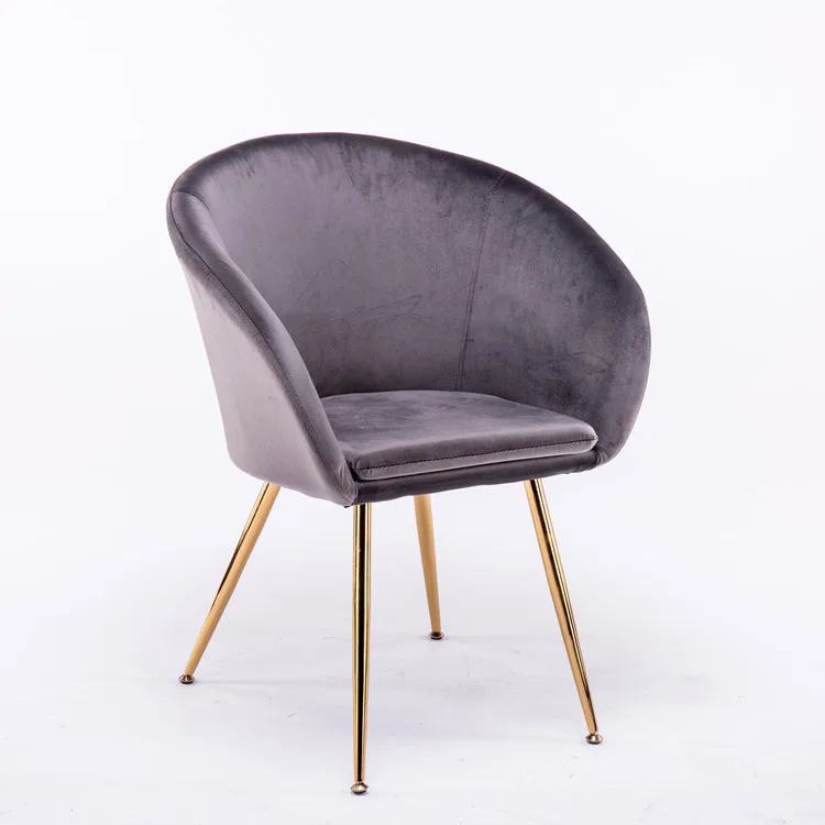 

Dining Chair Ins Chair Modern Concise Beautiful First Makeup Chair Coffee Tea With Milk Shop Chair Iron Art Restaurant Chair