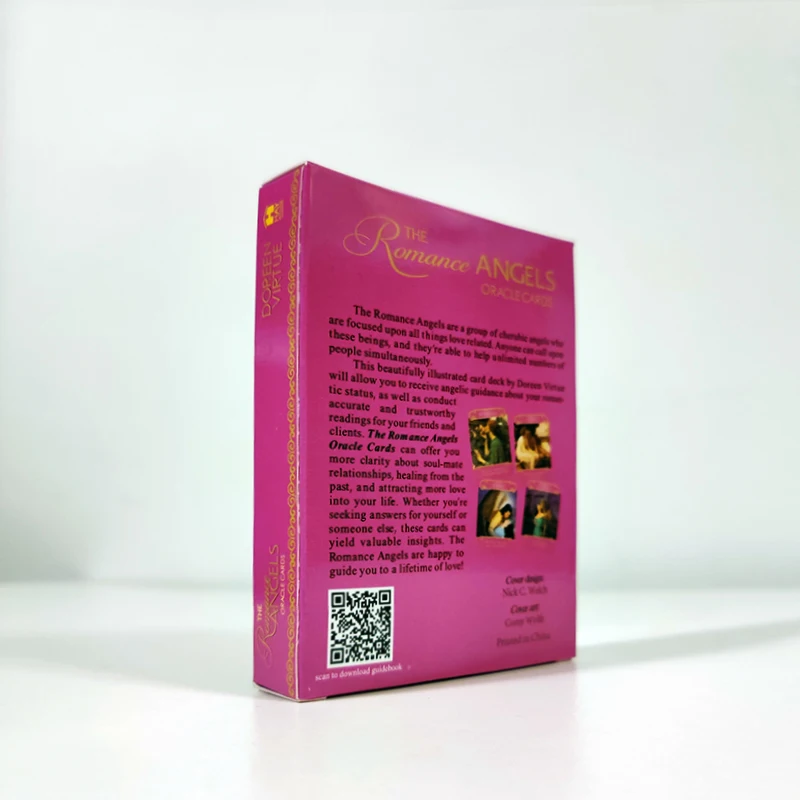 English Romance Angels Oracle Tarot Cards Read Fate Board Game Playing Card Deck Games For Family Party Personal Entertainment