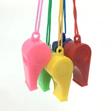 Свисток, цветной свисток, ремешок, пластиковый рефери, Пластиковые вентиляторы, свисток, случайный цвет, выдув, пластик, ОК, пластик, bb shao