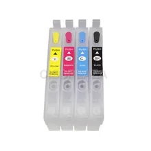 Cissplaza t812 t812xl cartucho de tinta recarregável sem chip para epson workforce WF-7820 WF-7840 EC-C7000 impressora