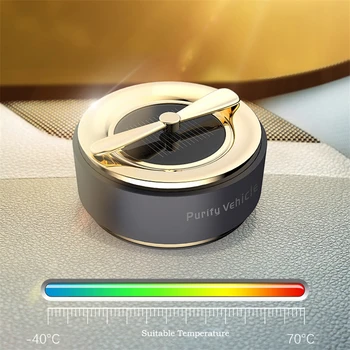 

Solar Air Freshener Air Cleaner Auto Solid Perfume Cologne Aroma Diffuser Aromatherapy Ornaments For Car Home Office Travel