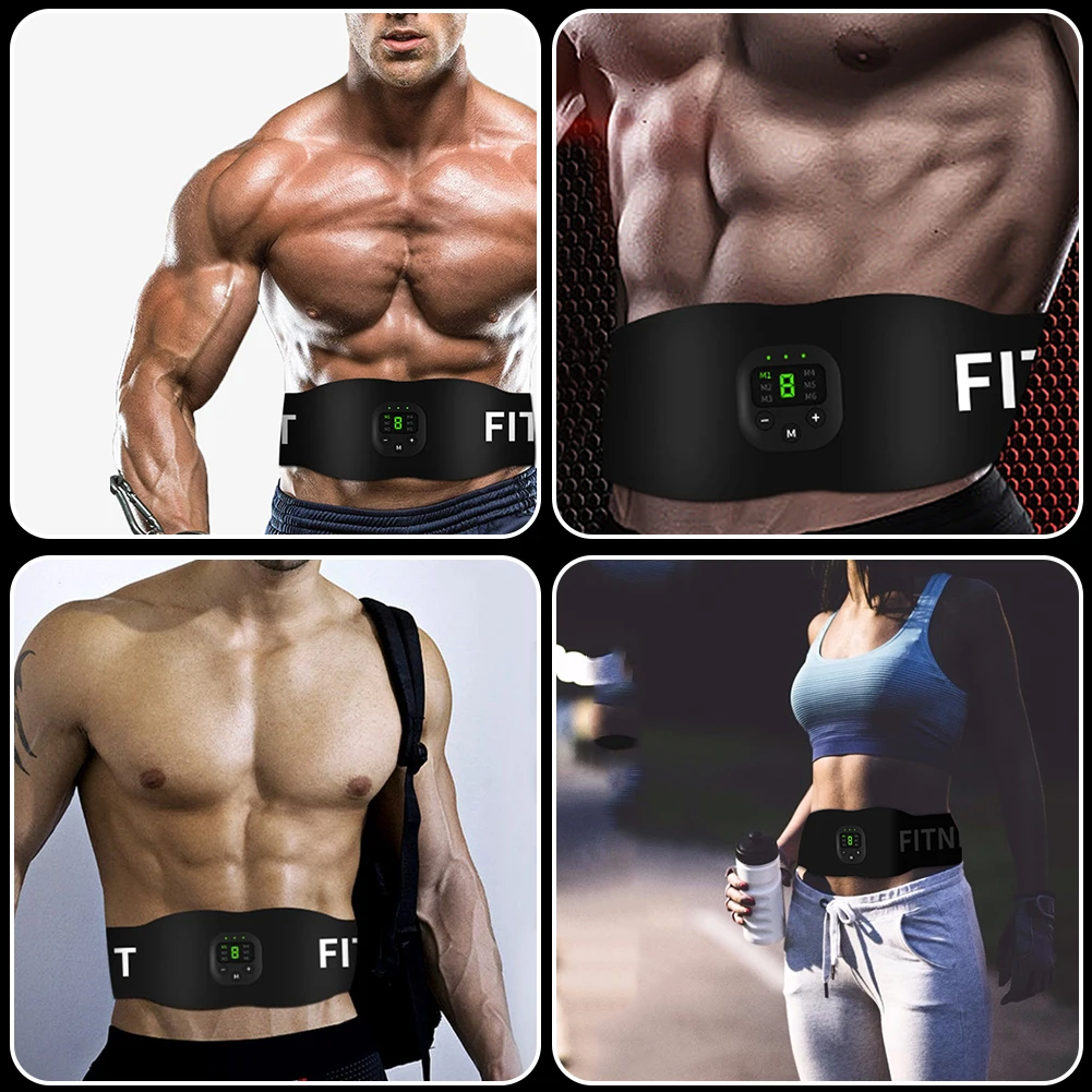 Estimulador Training Smart ABS fitness Gear muscle zona abdominal tonos Belt trr bod 