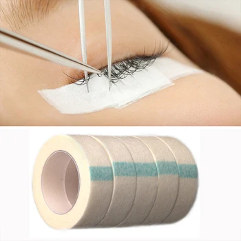 

5 Rolls Eyelash Extension Lint Breathable Non-woven Cloth Adhesive Tape Medical Paper Tape For False Lashes Patch Makeup Tool