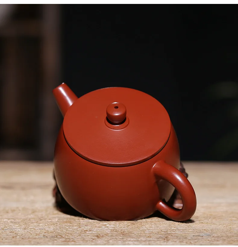 Manufacturers Direct Selling Tea Pot Hand Goods Raw Ore Dahongpao Tea Yixing Clay Teapot Entirely Handmade Mate Pot Gift Custom