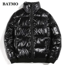 BATMO Новое поступление зимние высококачественные повседневные мужские парки, мужские зимние теплые водонепроницаемые куртки, большие размеры M-4XL