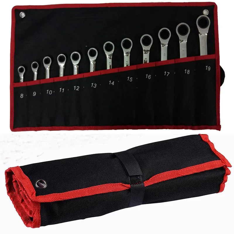 Ratchet Combination Wrench Set  Chrome Vanadium Steel  Wrench Set Car Repair Tools A Set of Wrench