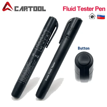

Auto Liquid testing Brake Fluid Tester pen 5 LED indicator display for DOT3/DOT4 mini electronic pen brake fluid tester Digital