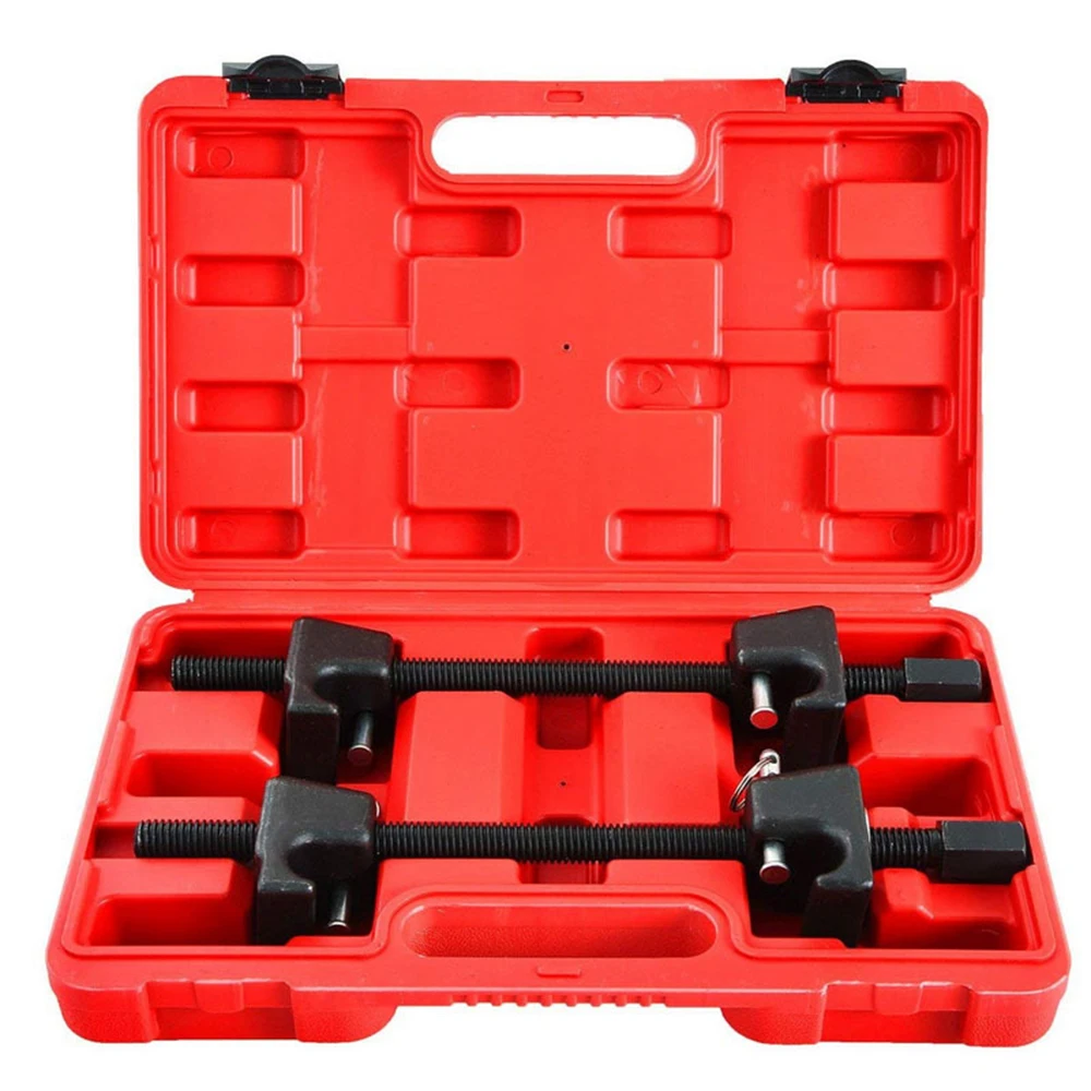 цена 2Pc Heavy Duty Macpherson Strut Coil Spring Compressor Clamp Set Remove Shock Absorber Or Spring Tool Car Repair Tool