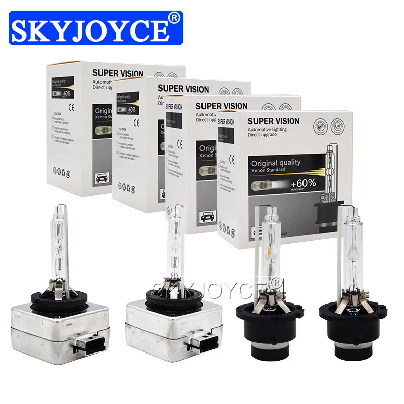 Автомобильные ксеноновые лампы SKYJOYCE 2 шт. 35 Вт D1S D2S D3S D4S D1R D2R D3R D4R сменные 4300K 5000K 6000K