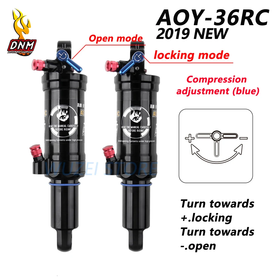 Dnm Aoy-36rc Mtb горный велосипед удар бобина задняя 165/190/200mm защитное покрытие для воздушную заслонку велосипед блокировки