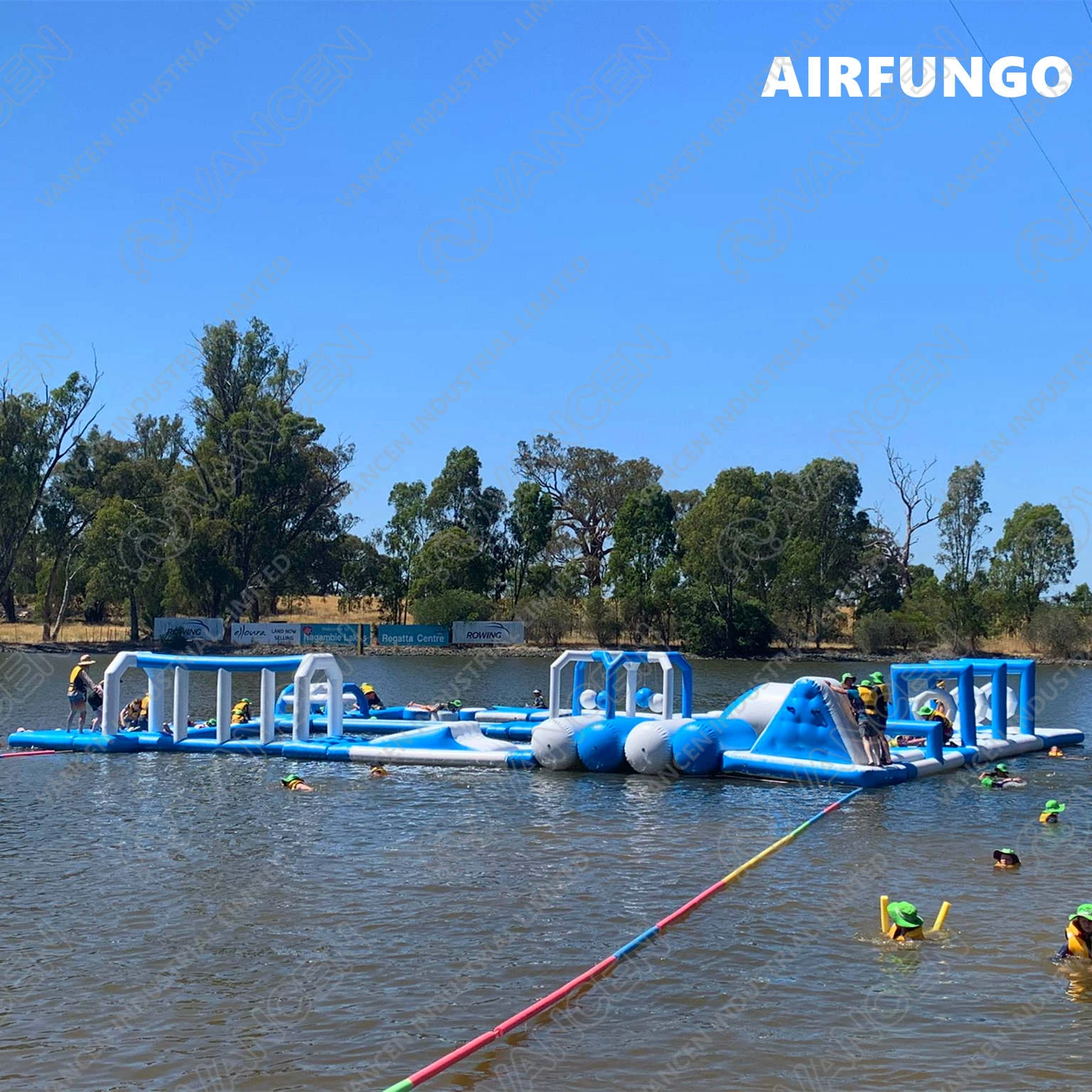 20x15m Large Pool Floats Toys Water Sport Games Commercial Inflatable Water  Park with Slide|Inflatable Bouncers| - AliExpress