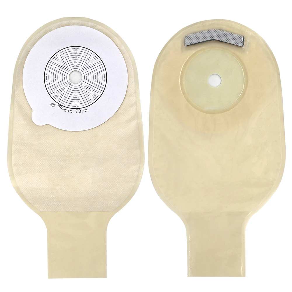 10pcs One Piece Colostomy Bags Disposable Ostomy Drainable Single Tie Pouch Kit Braces Supports Aliexpress